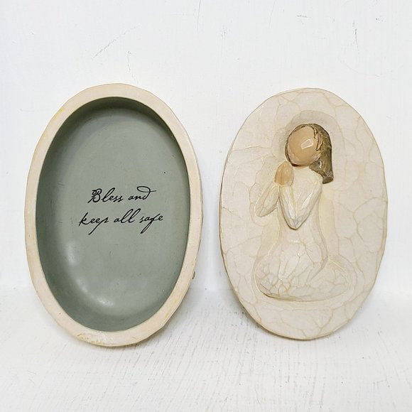 WILLOW TREE® Demdaco "Angel of Prayer" TRINKET BOX ©2003 Susan Lordi 2.5"x4" GUC - Picture 2 of 7